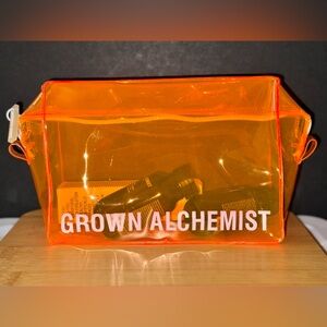 Grown Alchemist Vibrant Orange Cosmetic Pouch Bundle